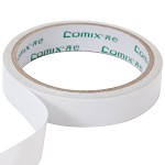 齐心（COMIX）MJ1810-10 双面棉纸胶带 10卷/筒 白色