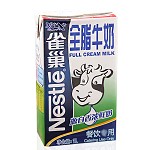 雀巢（Nestle）全脂纯牛奶1L