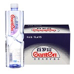 百岁山（Ganten）矿泉水1L*15瓶 整箱