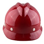 新越昌晖 B11003-3 安全帽 ABS V型 工地头盔 工程防护抗冲击高强度防砸透气加强版（红色）