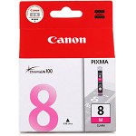佳能（Canon）CLI-8M 品红色墨盒 250页打印量 适用机型：PIXMA Pro9000