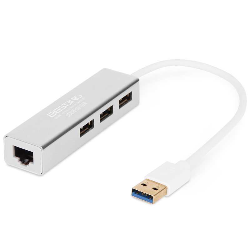 倍晶(bestjing) usb网卡转换器 苹果笔记本macbook usb网卡以太网转