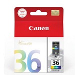 佳能（Canon）CLI-36 彩色墨盒 250页打印量 适用机型：IP100/IP110