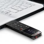 索尼（SONY）ICD-UX565F 数码录音棒 8G 纤薄机身 黑