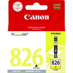 佳能（Canon）CLI-826Y 黄色墨盒 350页打印量 适用机型：IP4980/IX6580/MG6280/MG8180/MG8280
