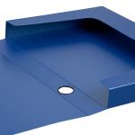 齐心（COMIX）MC-35 A4美石系粘扣档案盒 文件盒 资料盒 35mm 钛蓝