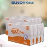 双灯（SUND）平板卫生纸 擦手纸 厕纸草纸 无香型 400g 170*230mm