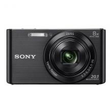 索尼（SONY）DSC-W830 数码相机套装 含16G卡+相机包（2010万有效像素 8倍光学变焦 25mm广角 全景扫描） 黑色