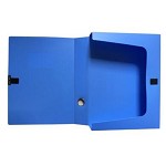 得培力（depli）D-35 加厚档案盒文件盒 35mm 104个/箱 单个价 蓝色