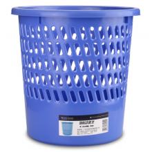 探戈 圆纸篓 耐用塑料垃圾桶垃圾篓 27*30cm 蓝色
