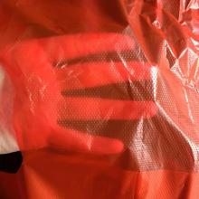 锦田 加厚特大号塑料袋 搬家打包被子装衣服包装袋背心方便袋 55*80cm 70只装 红色