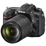 尼康（Nikon）D7200 单反套机 配尼克尔 18-140mm f/3.5-5.6G ED VR 镜头+闪迪32G 内存卡+相机包 一年保修 黑色