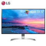 LG 32UD99-W 31.5英寸 UHD 3840x2160超高清4K 四面窄边框IPS硬屏低闪屏显示器 白色