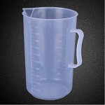 贝焙  加厚塑料透明带刻度量杯2L