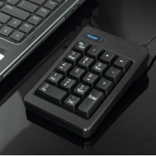 星e派 9018异步 即插即用免切换usb有线笔记本外接迷你数字键盘 黑色