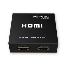 迈拓维矩 MT-SP102M 2口高清HDMI分配器 1进2出扩屏器共享器