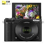 尼康（Nikon）J5 微单相机 尼克尔 VR防抖 J5+1 10-30mm f/3.5-5.6 PD镜头 黑色