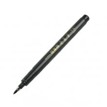 斑马（ZEBRA）WF-3 秀丽笔 毛笔 书法 美工笔 中楷 5支装 黑色 书法绘画用具