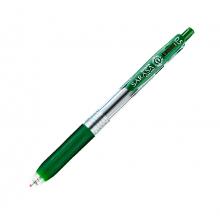 斑马（ZEBRA）JJ15-VIR 按动彩色中性笔 水笔 签字笔 0.5mm 10支装 翠绿色