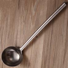 中庆 02-3 不锈钢柄汤勺 勺直径9cm 不锈钢柄长37cm