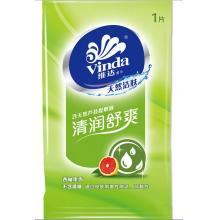 维达(Vinda) 湿巾 清润舒爽10片独立装×5包
