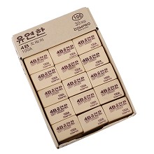 南韩 100A 小4B黄色橡皮 30块盒装