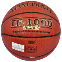 斯伯丁（Spalding）74-716A/TF-1000 传奇比赛PU吸湿皮料篮球 7号 棕色