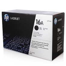 惠普（HP）LaserJet Q7516A 黑色硒鼓 16A系列 12000页打印量 适用机型：HP 5200/5200n/5200LX 单支装