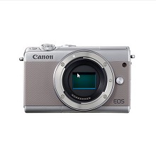 佳能（Canon）EOS M100 入门级家用微单电可换镜头相机 灰色单机身（不含镜头）