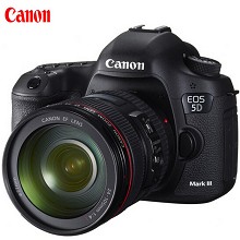 佳能（Canon）佳能 5D Mark III 专业全画幅数码单反相机 5D3 EF24-105mm f/4L IS USM镜头 64G卡包佳能UV镜套装