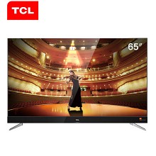 TCL 65C2 65英寸4K超高清智能LED网络电视 支持有线/无线连接 3840*2160分辨率 二级能效 一年保修 黑色 配支架 包安装