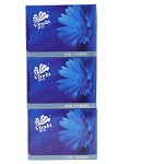 维达（Vinda）V2046B 大规格2层200抽硬盒装抽纸 L码 蓝色经典无香 3盒/提 单提价