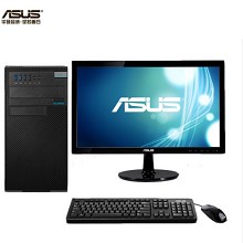 华硕（ASUS）D324MT-I5B18201 台式电脑 I5-6500 8G 1T机械硬盘 1G独显 DVDRW DOS系统 +21.5英寸显示器 三年上门