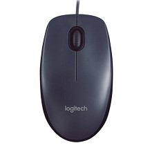 罗技（Logitech）M90 有线鼠标 即插即用 黑色