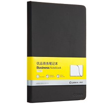齐心（COMIX）C5902 皮面笔记本A5 122张 颜色随机
