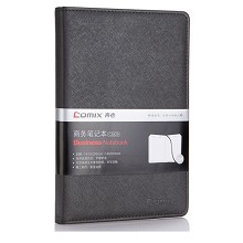 齐心（COMIX）C5829 皮面笔记本 25K 146张 颜色随机