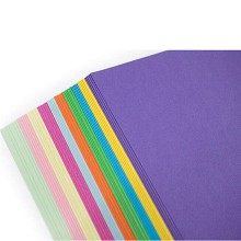 枫桦 6K彩色卡纸 儿童手工艺术硬卡纸 颜色随机