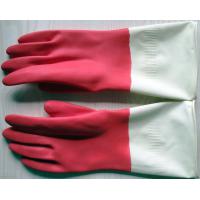 南美 工业橡乳胶手套 红黄色加厚款 长30cm