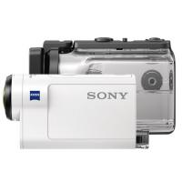 索尼（SONY）HDR-AS300 摄像机单机 光学防抖 60米水下防水壳 3倍变焦 白色