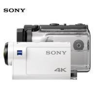 索尼（SONY）FDR-X3000R 摄像机 4K 60米防水壳/光学防抖 监控 骑行套装 白色