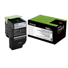利盟（Lexmark）70C80K0 黑色粉盒 适用机型：CS310/410/510dn/de 单支装