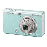 卡西欧（CASIO）EX-ZR55 数码相机 （1610万像素 3.0英寸液晶屏 10倍光学变焦 25mm广角）绿色