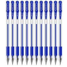 得力（deli）6600ES 经济通用型中性笔0.5mm 蓝色 单支装