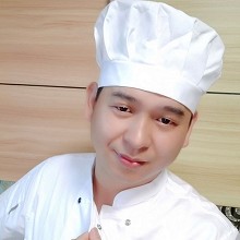 熠帛（YIBO）男女通用天然棉纯白厨师帽