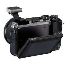 佳能（Canon）EOS M6 黑色微单套机 2420万像素 CMOS APS画幅 F6.3 3.0 ISO 100-25600 SD卡；SDHC卡；SDXC卡