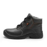 代尔塔（Deltaplus） 301512 防寒保暖劳保鞋  黑皮/橙色线 43