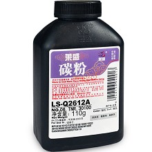 莱盛（laser）LS-Q2612A 黑色碳粉 适用于HP1010/1012/1015/1018/1020/3015/3020/3030/3052/3050/M1005,CANON2900/3000