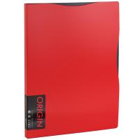 齐心（COMIX）A824 文件夹/资料夹/单强力夹A4 红色