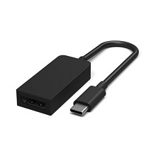 微软（Microsoft）Surface Go USB-C转DisplayPort转接头 一个 黑色