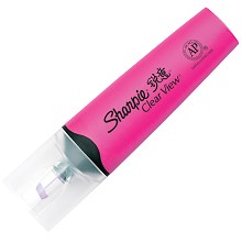 锐意（Sharpie）1962666 荧光笔透明式笔头 12支/盒 单盒 粉色
